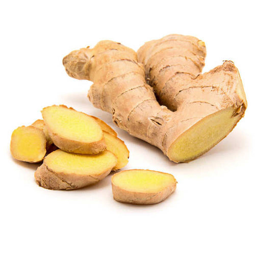 Gingembre frais coupé